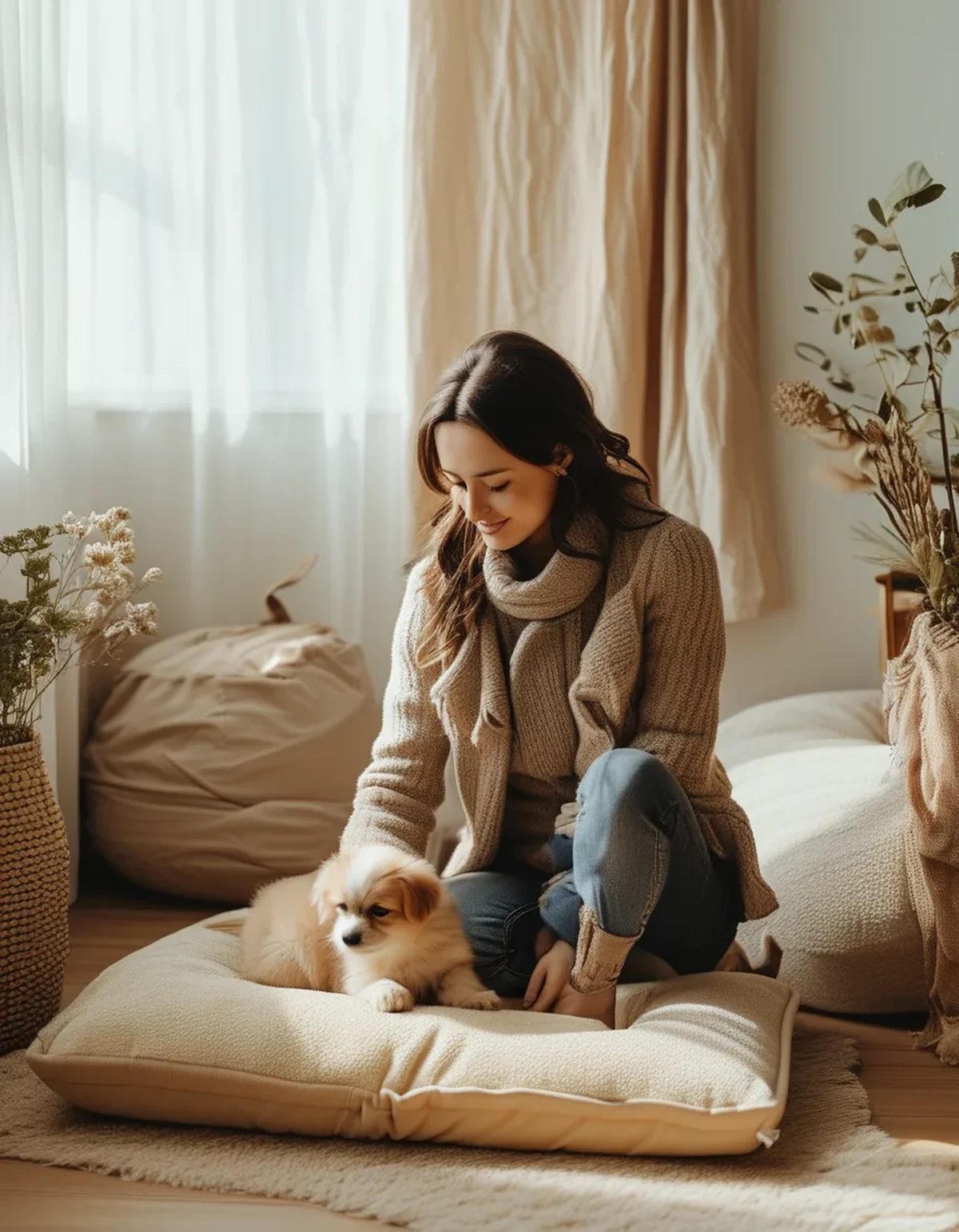 You Spend Hours on the Floor With a Litter — Dress for Your Knees