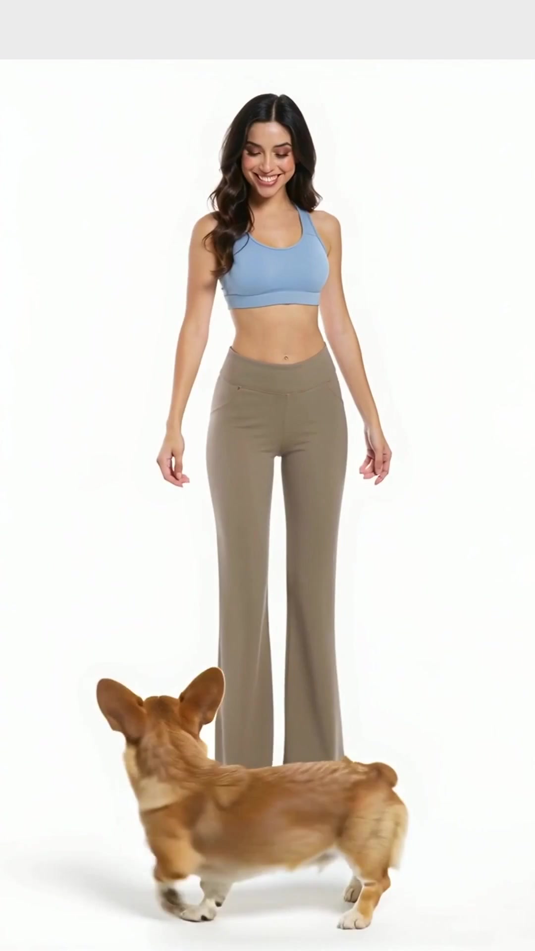 Bootcut Yoga Pants in Bwwb116 Darkkhaki — The Litter of Love Edit style look